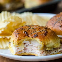 Baked Turkey and Cheese Sliders