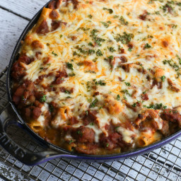 Baked Ziti Recipe With Ground Beef and Italian Sausage