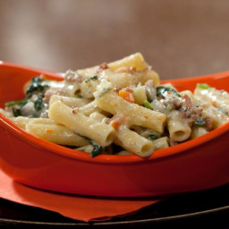 Baked Ziti with Spinach and Veal