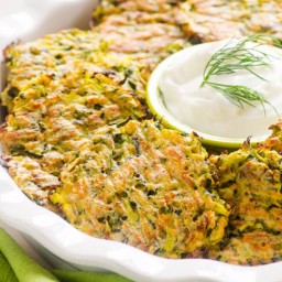 Baked Zucchini Fritters