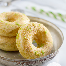 Baked Key Lime Pie Donuts