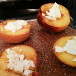 Baked Peaches with Feta Recipe