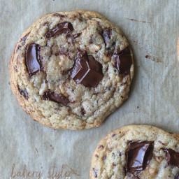 Bakery Style Chocolate Chunk Toffee Cookies
