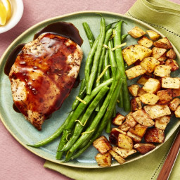 Balsamic Bellissimo Chicken with Green Beans & Tuscan-Spiced Potatoes