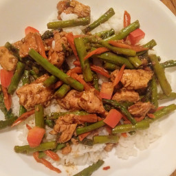 Balsamic Chicken with Asparagus