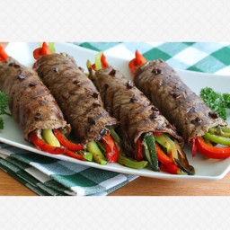 Balsamic Glazed Steak Rolls