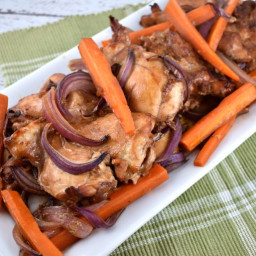 Balsamic Roasted Chicken and Vegetables