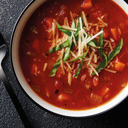 Balsamic Tomato Soffritto Soup