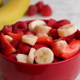 Banana Berry Fruit Salad Recipe by Tasty