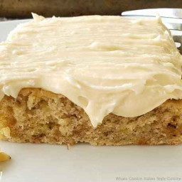 Banana Cake with Coffee Frosting