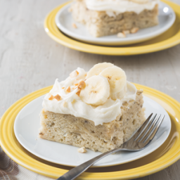 Banana Cake with Creamy Frosting