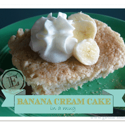 Banana Cream Cake Recipe {Sugar free and Gluten Free}