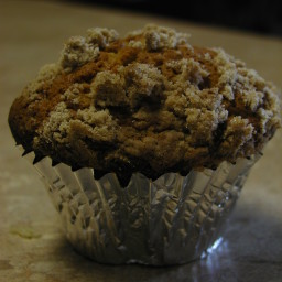 banana crumb muffins