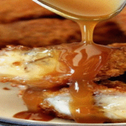 Banana Fritters with Orange Sauce