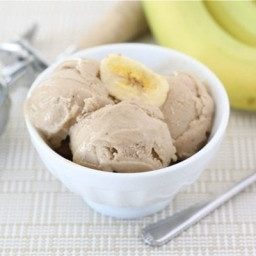 Banana Ice Cream with Peanut Butter