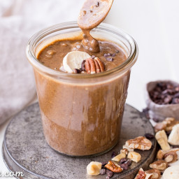 Banana Nut Butter with Cacao Nibs (Paleo + Vegan)