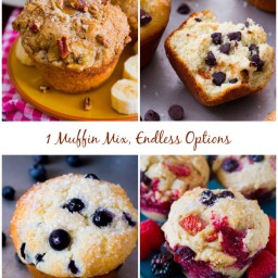 Banana Nut Muffins and Very Berry Muffins