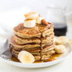 Banana Oatmeal Blender Pancakes