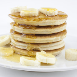 Banana Oatmeal Pancakes