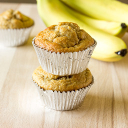 Banana Peanut Butter Oat Muffins Recipe