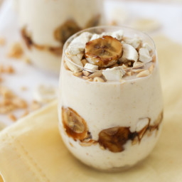 Banana Peanut Butter Protein Pudding | Vegan, Low Fat and Gluten Free