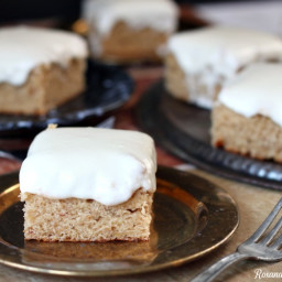 Banana sheet cake with cream cheese frosting