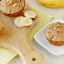 Banana Walnut Blender Muffins