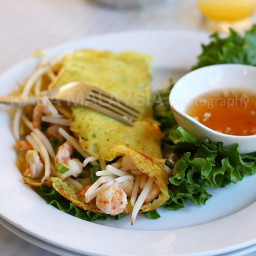 Banh Xeo Recipe (Sizzling Saigon Crepes)