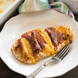 Barbecue-Cheddar Hasselback Chicken