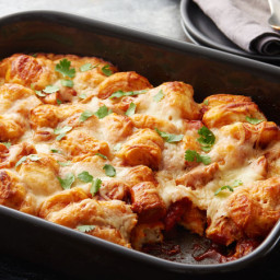 Barbecue Chicken Bubble-Up Bake