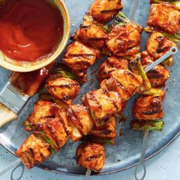 Barbecue Chicken Skewers (The Best)