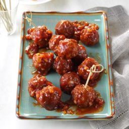Barbecue Glazed Meatballs Recipe