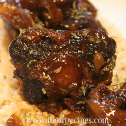 Barbecue Oxtails made in the slow cooker