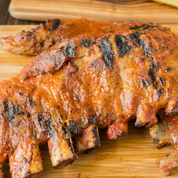 Barbecue pork ribs