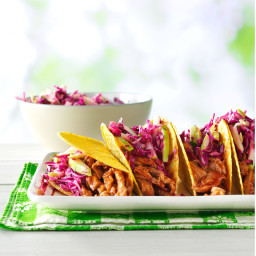 Barbecue Pork Tacos with Apple Slaw Recipe