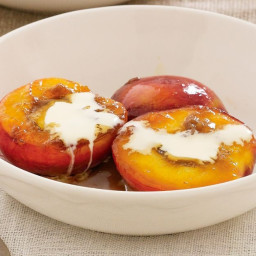 Barbecued stone fruit