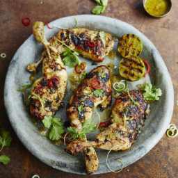 Barbecued Thai chicken legs