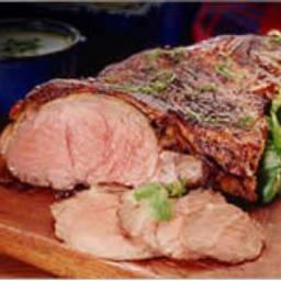 Barbequed Butterflied Leg of Lamb