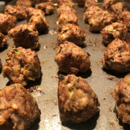 Basic Meatballs with Stuff from the Fridge 