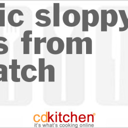 Basic Sloppy Joes From Scratch