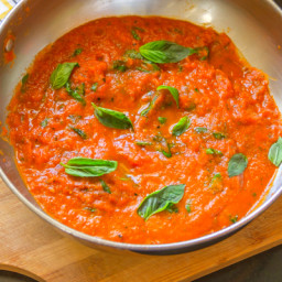 Basic Tomato Sauce from Fresh San Marzano