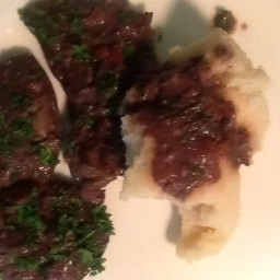 Basque Lambs Liver with Red Wine Sauce
