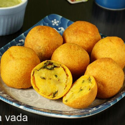Batata vada recipe | Maharashtrian batata vada | Potato recipes