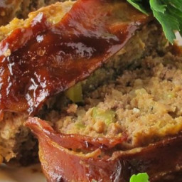 BBQ Bacon-Wrapped Meatloaf Recipe
