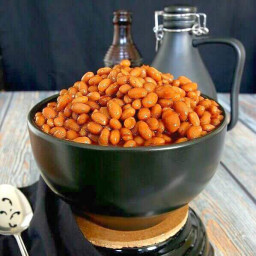 BBQ Baked Beans in the Slow Cooker
