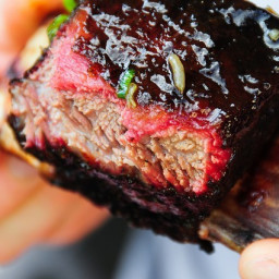 BBQ Beef Short Ribs with Dry Sherry Ginger Marinade