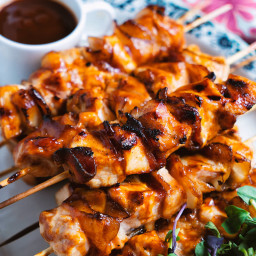 BBQ Chicken And Bacon Skewers Recipe
