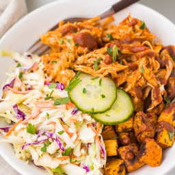 BBQ Chicken Bowls with Sweet Potatoes
