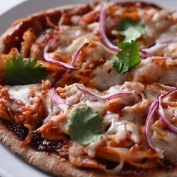 BBQ Chicken Pita Pizza Recipe by Tasty