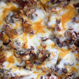 BBQ Chicken with Bacon and Cheese